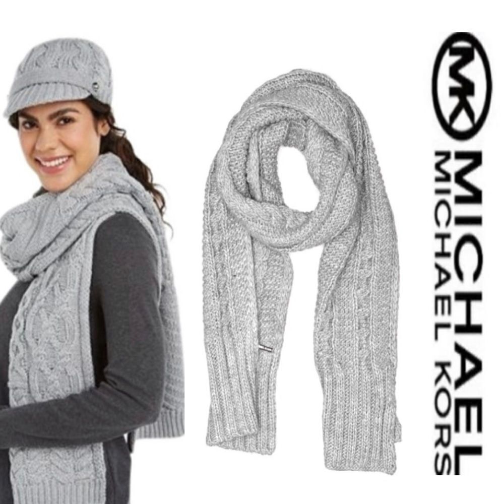Michael Kors Cable Knit Scarf